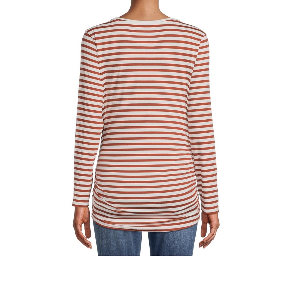 Time and Tru Women's Maternity Long Sleeve T-Shirt Size M - Picture 4 of 11